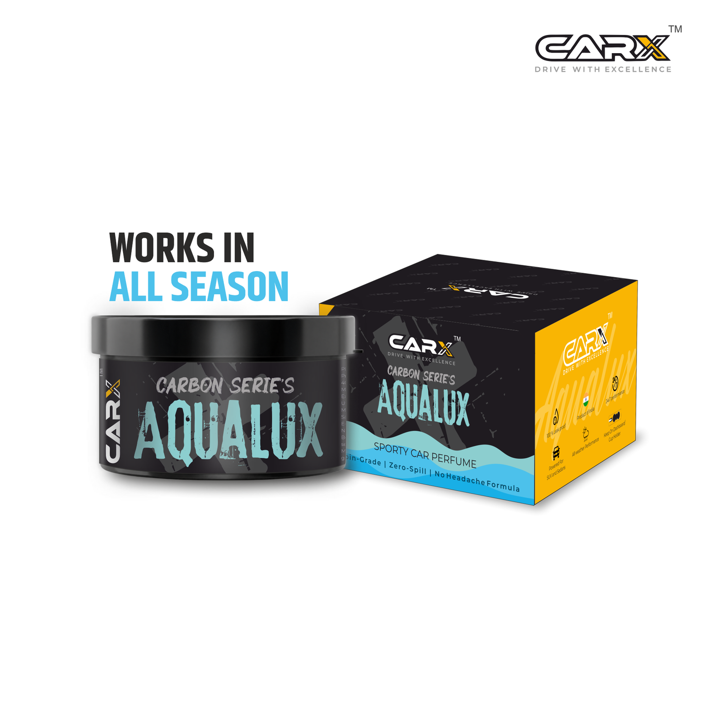 AQUALUX Carbon Series Cars Perfume